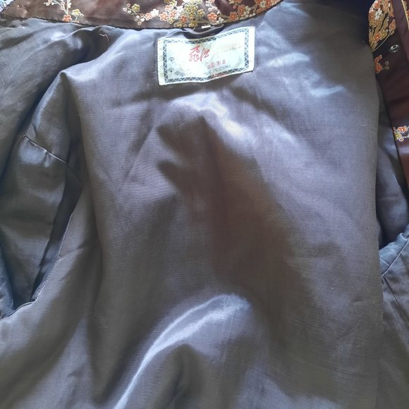 Chinese Embroidered Jacket Brown - Picture 8 of 9